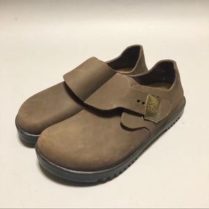 Betula Birkenstock Brown Leather Shoes Buckle 8